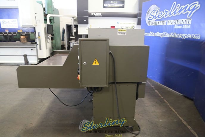 40 Ton, APMC #ABC-40, clicker press, 7.1 stroke, 9.1" daylight, 31.5" X63" bed, single manual slide table - Image 5