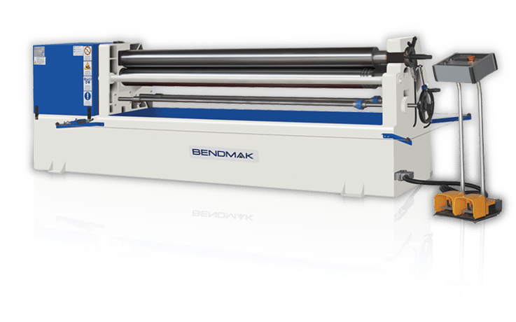 6' x 14 gauge Bendmak #CYL-110-20/3.0, Initial Pinch Plate Roll, digital read out, 3 HP, 4.3" top roll - Image 1