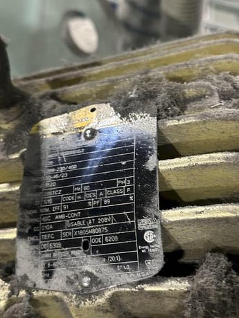 Goff #WM27.5-2-40, 2-wheel downblast mesh belt machine, 20 HP per wheel, 2008 - Image 8