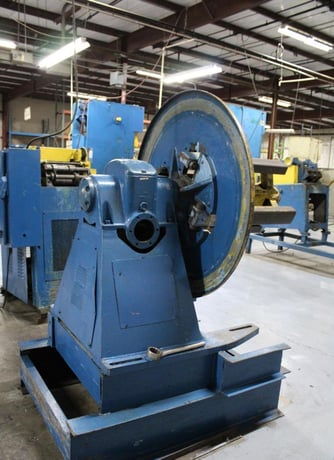 4000 lb. Littell, non-motorized uncoiler, 24" wide mandrel, 48" outside dimensions, 14"-18" ID, back plate - Image 4