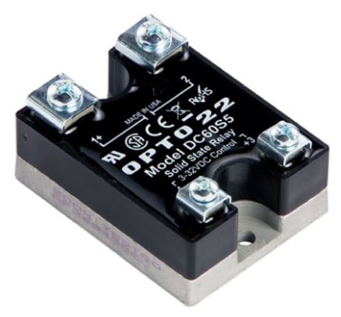 Opto 22 DC60S5 60 VDC, 5 Amp, DC Control Solid State Relay SSR - Image 1
