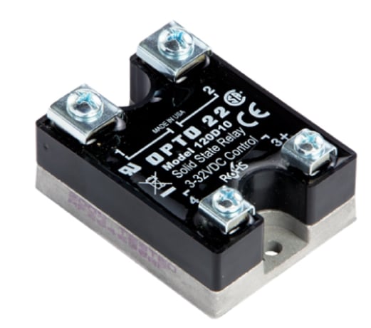 Opto 22 120D10 120 VAC, 10 Amp, DC Control Solid State Relay SSR - Image 1