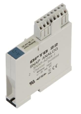 Opto 22 SNAP-AIMA-i SNAP 2-Ch Isolated -20 mA to +20 mA Analog Current Input Mod - Image 1