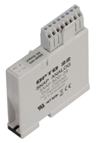 Opto 22 SNAP-AOD-29 SNAP 2-Ch 5-60 VDC Time-Proportional Digital Output Module - Image 1