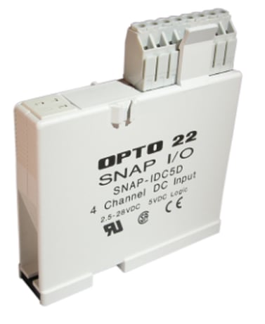 Opto 22 SNAP-IDC5D SNAP 4-Ch 2.5-28 VDC Digital (Discrete) Input Module - Image 1