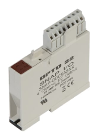 Opto 22 SNAP-ODC5ASNK SNAP 4Ch 5-200VDC Digital Discrete Output Module Load Sink - Image 1