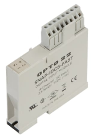 Opto 22 SNAP-IDC5-FAST SNAP 4-Ch Hi-Speed 2.5-16VDC Digital Discrete Input Mod - Image 1