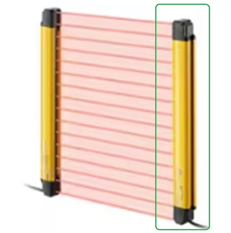 Keyence GL-R23F-R Light Curtain, Main Unit, 23 Optical Axes, Receiver Only - Image 1