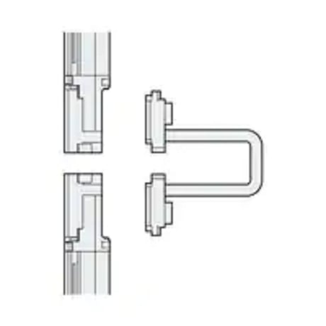 Keyence SL-SO Safety Light Curtain, Serial Connection Cable 80 mm - Image 1