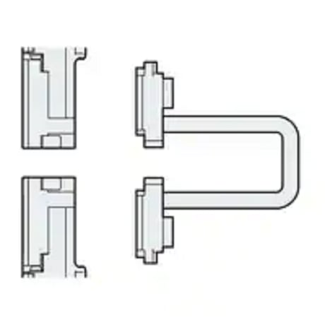 Keyence SL-VS05 Safety Light Curtain, Serial Connection Cable 0.5 m - Image 1