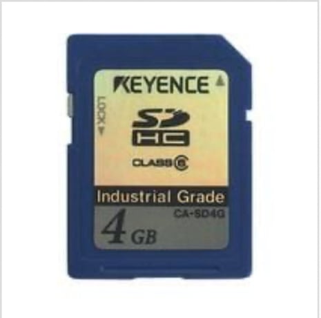 Keyence #CA-SD4G SD Card 4 GB, SDHC Industrial Spec for 2D/3D Laser Profiler - Image 1