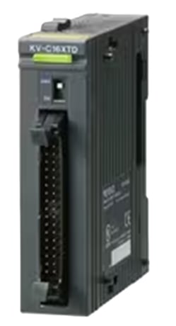 Keyence #KV-C16XTD 16/16-Point Connector MOSFET (Sink) w/Overcurrent Protection - Image 1