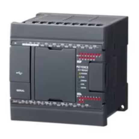Keyence #KV-N24AT, Base Unit, AC Power Supply Type, Input 14 Points/Output 10 Points - Image 1