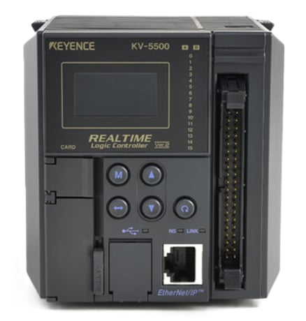 Keyence #KV-5500, PLC (Building-Block/Modular/High Speed Type), CPU Unit - Image 1