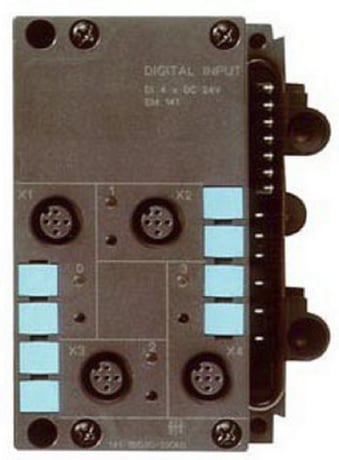 Siemens #6ES7141-1BF30-0XB0 Expansion Module EM141 for ET 200X and Simatic S7 PLC - Image 1