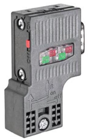 Siemens #6ES7972-0BA51-0XA0 Simatic DP Bus Connector for Profibus, 90 deg - Image 1
