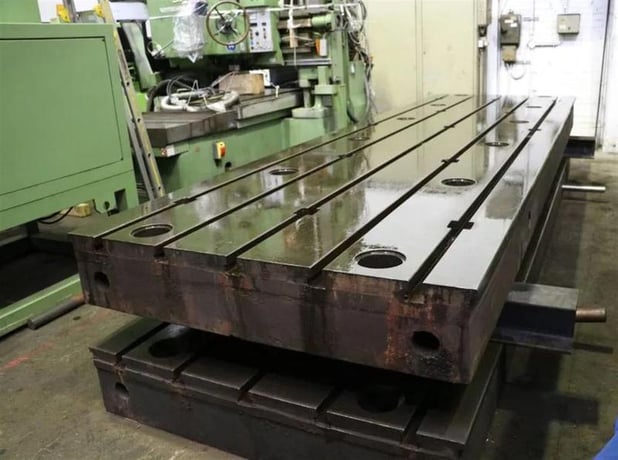 60" x 120" x 12", cast iron t-slotted floor, other sizes, new & used - Image 1