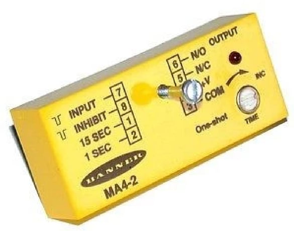 Banner Engineering MA4-2 25486 Micro-Amp Logic Module, 10-30Vdc In, SPDT NPN Out - Image 1