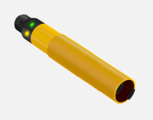 Banner S18RW3FF100Q1 33693 EZ-Beam S18 Fixed Field Sensor, Range 100 mm - Image 1