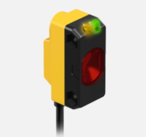 Banner QS18VP6W 61660 World-Beam QS18 Divergent Diffuse Sensor, Range 100 mm - Image 1