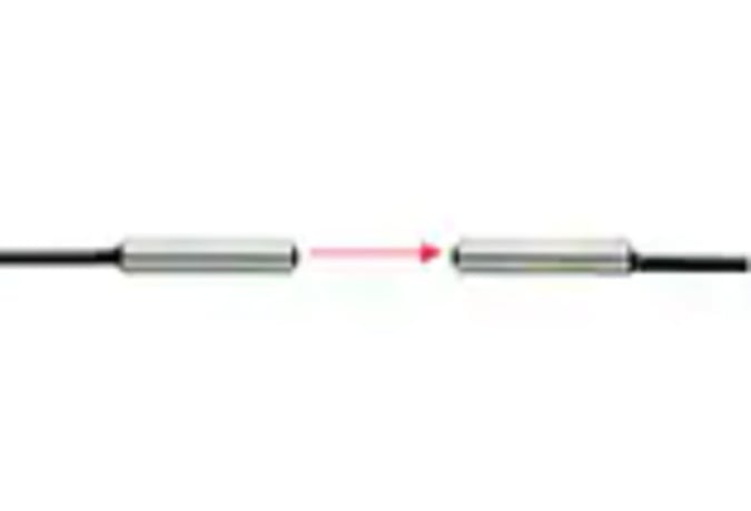 Keyence PS-58 Photoelectric Sensor, Transmissive, General-Purpose, Cylindrical - Image 1