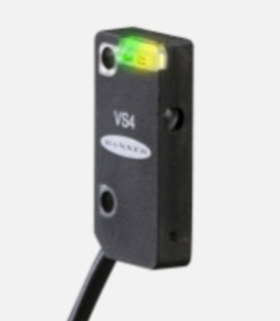 Banner VS4AN5R 69423 VS4 Opposed Mode Sensor, Range 1000 mm, Input 10-30V dc - Image 1