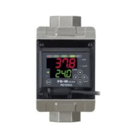 Keyence FD-MZ50ATK Flow Sensors / Flow Meters, Main Unit, Portrait, 50 L/min, NPN - Image 1