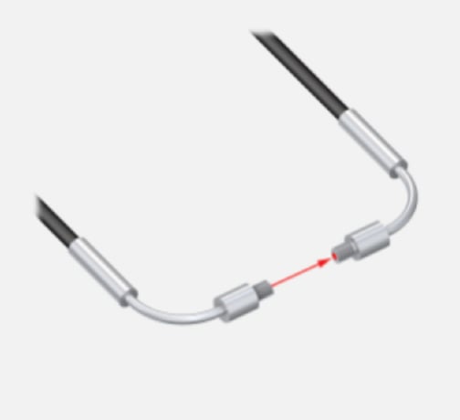 Banner PIAT26U 28235 Plastic Fiber Sensor, Opposed Mode, Core Dia 0.5 mm - Image 1