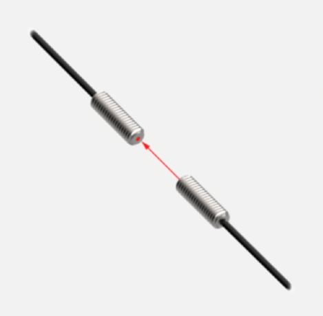 Banner PIT46UHF 51783 Plastic Fiber Sensor, Opposed Mode, Core Dia. 1 mm - Image 1