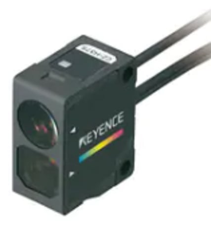 Keyence CZ-H37S RGB Digital Fiberoptic Sensor, Reflective Sensor Head with Shine - Image 1