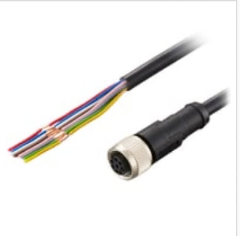 Keyence OP-87566 Displacement Sensor Probe Standard Power Cable, Straight, 10 m - Image 1