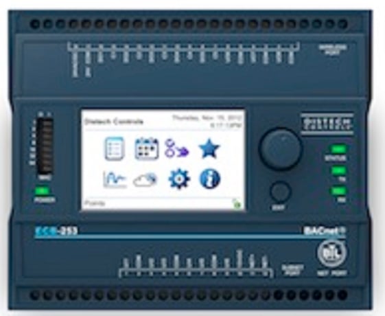 Distech CDIB-253X-00 ECB-253 BACnet Programmable Controller 6UI 5DO Triac 3UO - Image 1