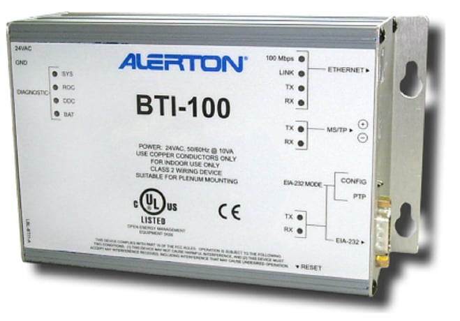Alerton Ibex Honeywell BTI-100 BACnet-Compliant Global Controller Integrator - Image 1
