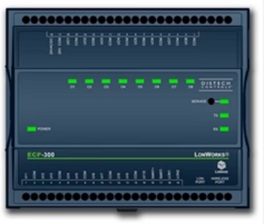 Distech CDIP-203G-05 ECP-203 Programmable Controller, 6UI 5DO (Triac) 3UO - Image 1