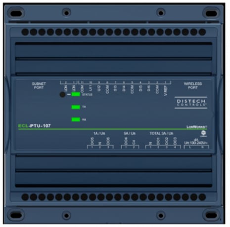Distech CDIL-PTU107XXX-00 ECL-PTU-107 LonMark Programmable Room Controller - Image 1