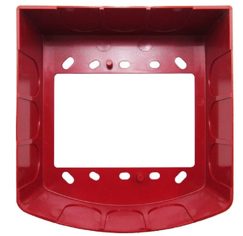 Simplex Grinnell 4905-9937 742-295 Surface Mount Red Adapter Skirt - Image 1
