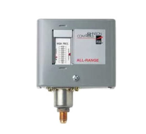 Johnson Controls P170DA-1C 1/4" Male Flared Manual Reset Pressure Control - Image 1