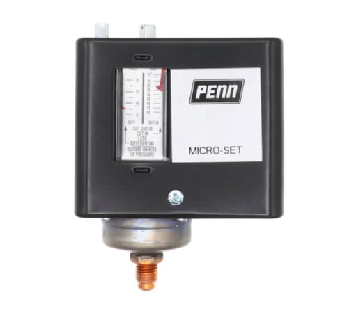 Johnson Controls P170AB-12C Low Pressure Control, Pressure Range PSIG 12"-80 - Image 1