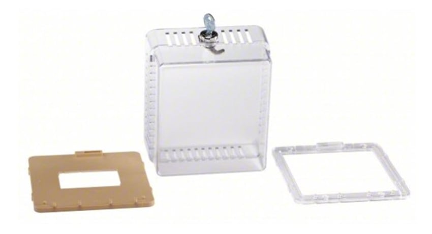 Johnson Controls GRD10A-608 Series G Plastic Guard for Thermostat and Humidistat - Image 1
