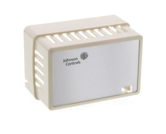 Johnson Controls T-4000-2141 Beige Thermostat Cover Plate (Horizontal Mount) - Image 1