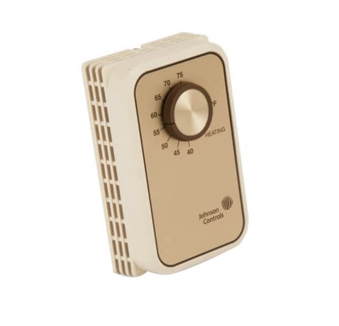 Johnson Controls T26A-14C 120/208/240/277V SPDT Thermostat (40-75F) - Image 1