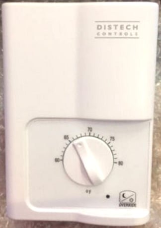 Distech PDIVI-3061E1012 EC-SENSOR-SLO-F Room Sensor With LON Jack - Image 1