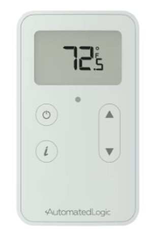Automated Logic ZS2P-ALC ZS Pro Room Sensor, Temperature Only, For ZN SE ME Line - Image 1