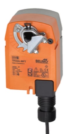 Belimo TFX24-MFT Damper Actuator, 22 in-lb 2.5 Nm, Spring Return, 2...10 V - Image 1