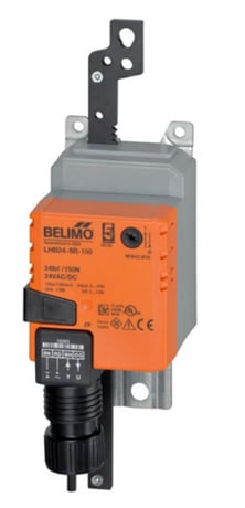 Belimo LHB24-SR-100 Actuator, 35 lbf 150 N, Non Fail-Safe, 2-10 V, Cable, Mod - Image 1