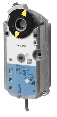 Siemens GMA321.1E Rotary Air Damper Actuator, AC 230 V, 2-Position, 7 Nm, 90/15s - Image 1