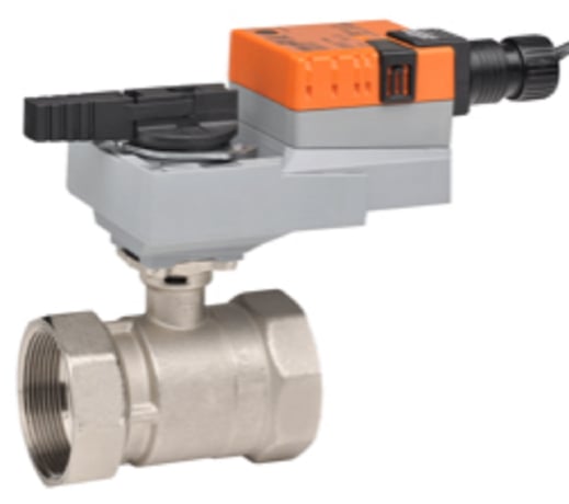 Belimo B224+LRB24-SR Characterized Control Valve (CCV), 1", 2-Way, Cv 19 - Image 1