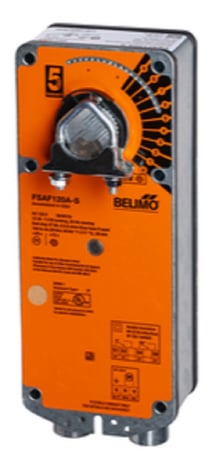 Belimo FSAF120A Fire & Smoke Actuator, 180 in-lb [20 Nm], Spring Return, AC 120V - Image 1
