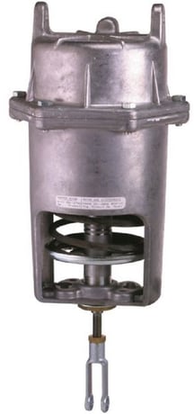 Siemens 331-2858 #6 Pneumatic Damper Actuator w/ Pivot Mount & Clevis (3-13 psi) - Image 1