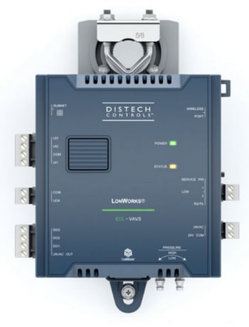 Distech CDIL-VASX-10 ECL-VAVS LonMark Single-Duct VAV Controller, 3UI 3DO 1UO - Image 1